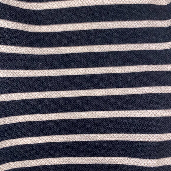 LOFT “Marisa” Straight Fit Pants | Black, White & Beige Stripe | Size 0 - Picture 7 of 7